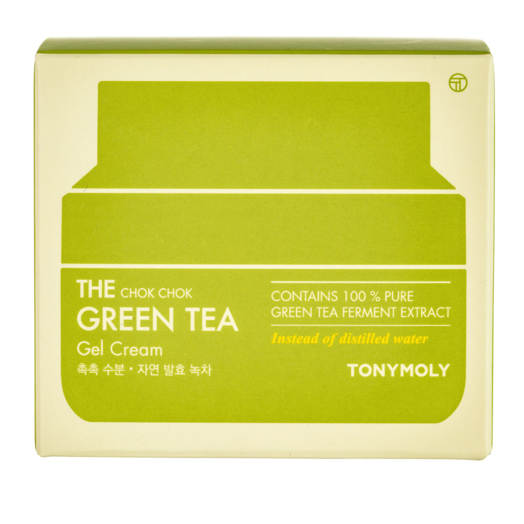 TONYMOLY The Chok Chok Green Tea Gel Cream veido kremas, 60 ml Azijos