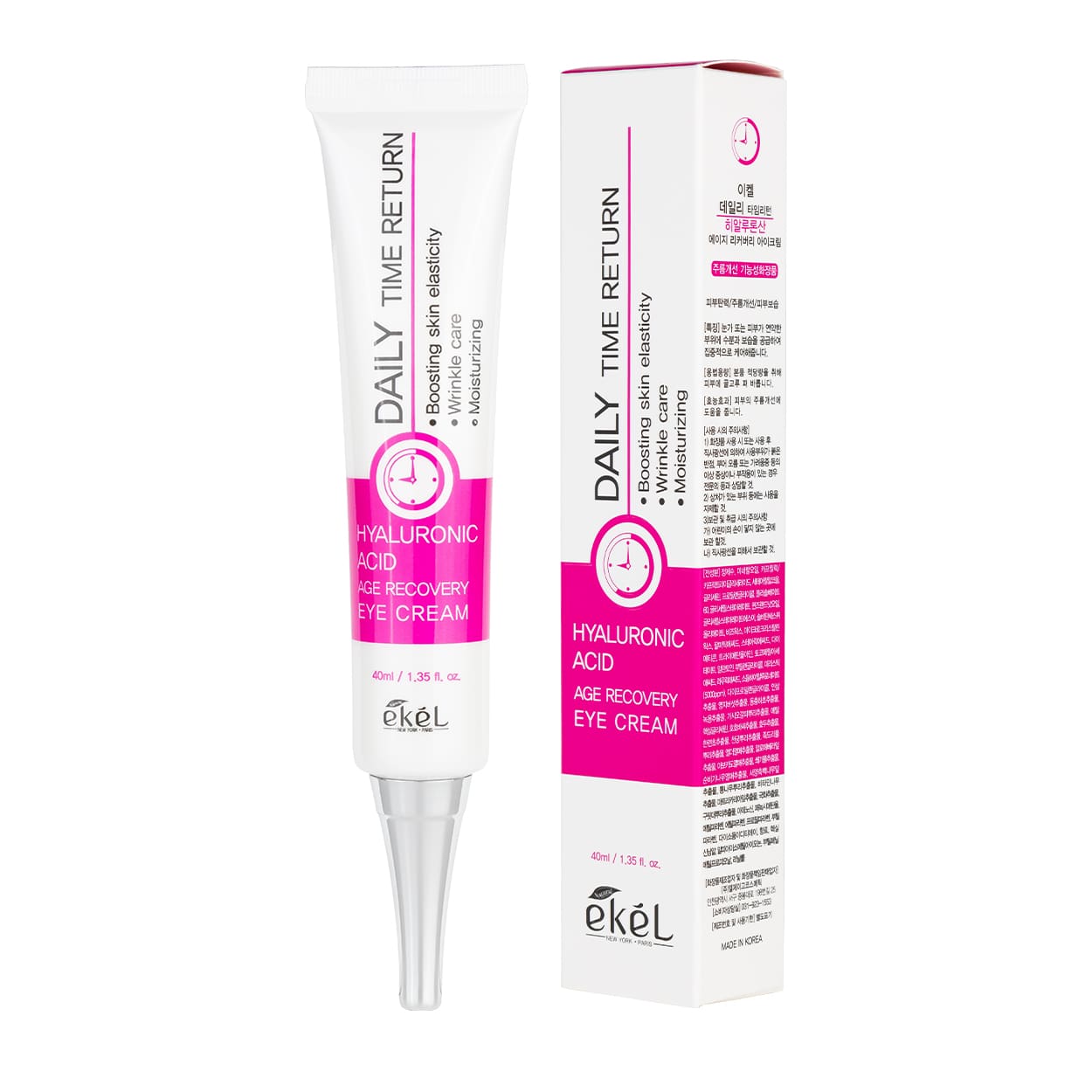EKEL Hyalyronic Acid Age Recovery Daily Eye Cream paakių kremas su